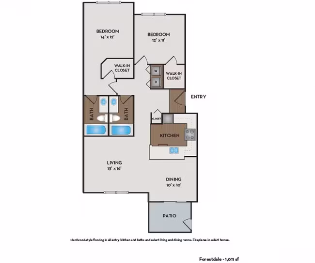 Unit J306 J306 floor plan
